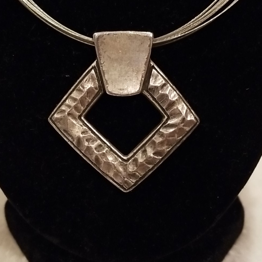 Chico's silver necklace with bangle